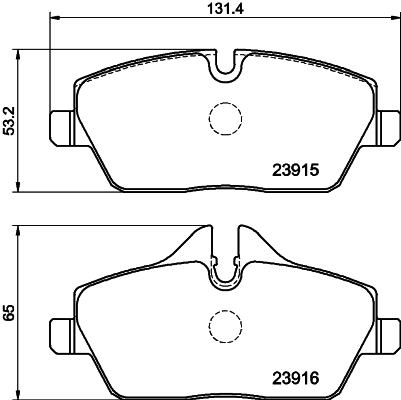 Remblokset Mintex MDB2682