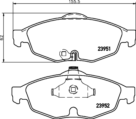 Remblokset Mintex MDB2315