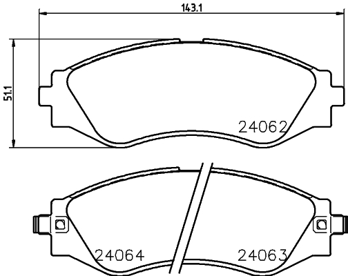 Remblokset Mintex MDB2563