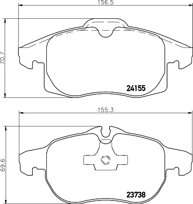 Remblokset Mintex MDB2837