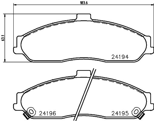 Remblokset Mintex MDB2213