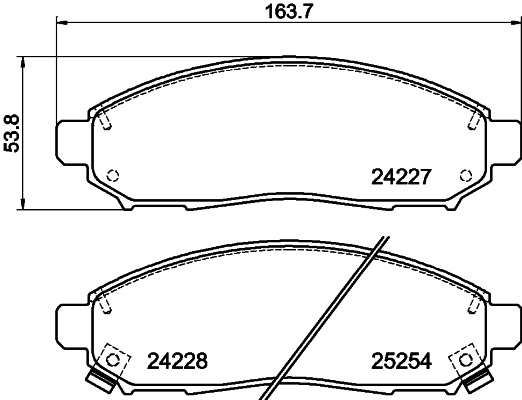 Remblokset Mintex MDB3201