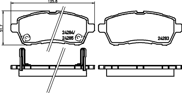 Remblokset Mintex MDB2968