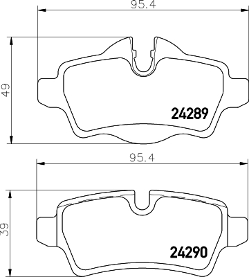 Remblokset Mintex MDB3450