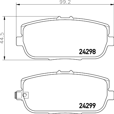 Remblokset Mintex MDB2772