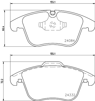 Remblokset Mintex MDB2932