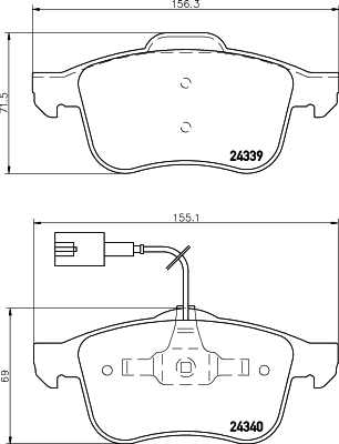 Remblokset Mintex MDB2790