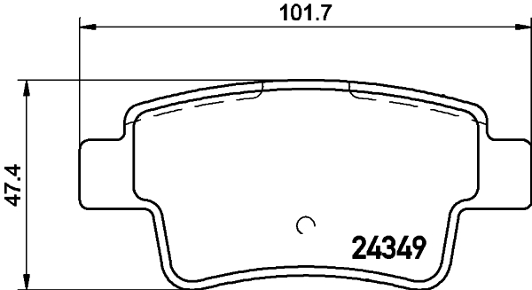 Remblokset Mintex MDB3167