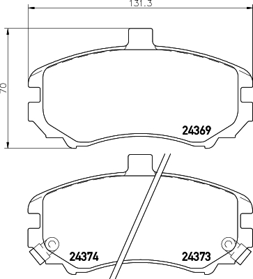 Remblokset Mintex MDB2721