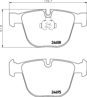 Remblokset Mintex MDB2879