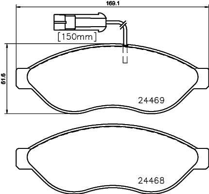 Remblokset Mintex MDB3365