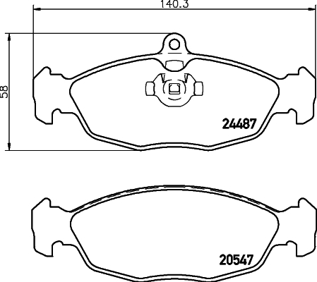 Remblokset Mintex MDB2243