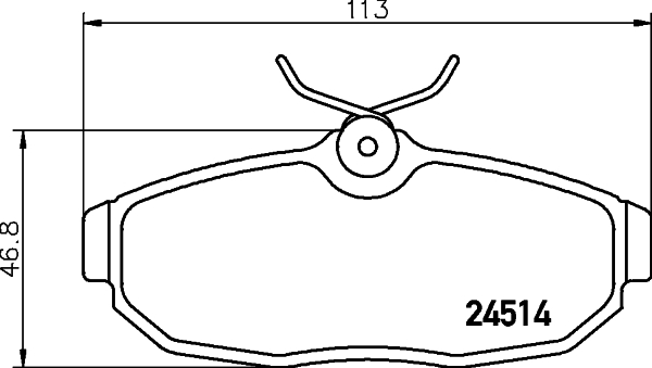 Remblokset Mintex MDB2874