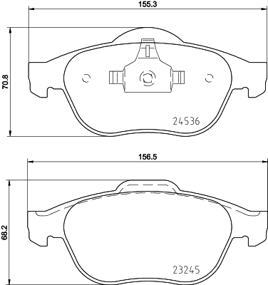 Remblokset Mintex MDB2884