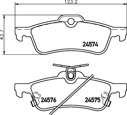 Remblokset Mintex MDB2914