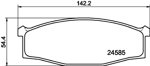 Remblokset Mintex MDB2025