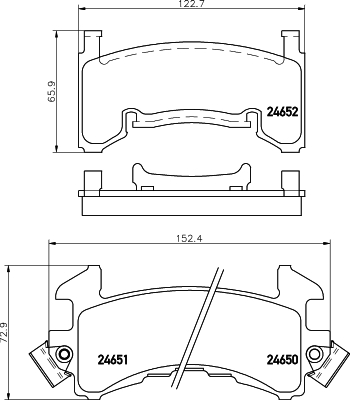 Remblokset Mintex MDB1595