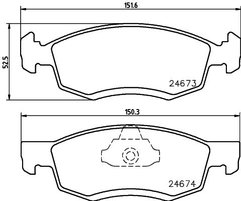 Remblokset Mintex MDB2962