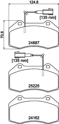 Remblokset Mintex MDB3207