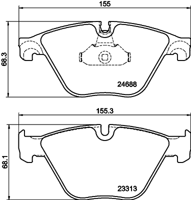 Remblokset Mintex MDB3092