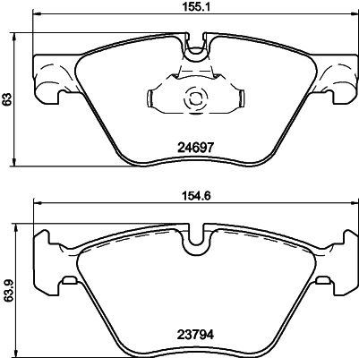 Remblokset Mintex MDB3007