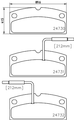 Remblokset Mintex MDB2993