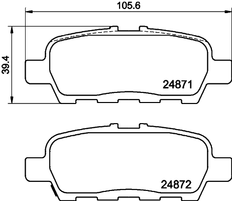 Remblokset Mintex MDB3026