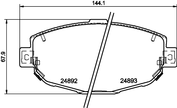 Remblokset Mintex MDB2007