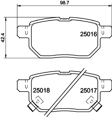 Remblokset Mintex MDB3062