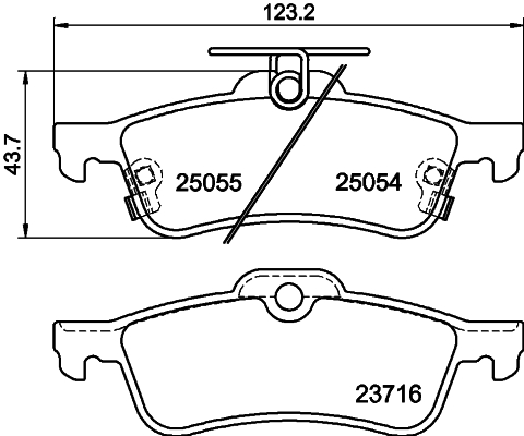 Remblokset Mintex MDB3291