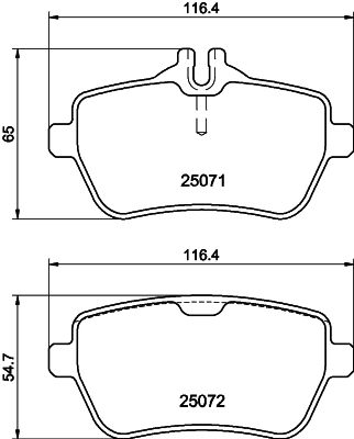 Remblokset Mintex MDB3284