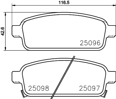 Remblokset Mintex MDB3182