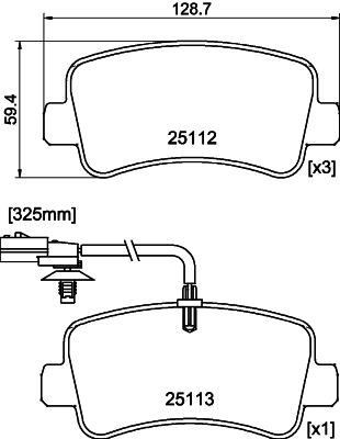 Remblokset Mintex MDB3094