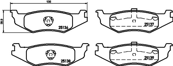 Remblokset Mintex MDB1773