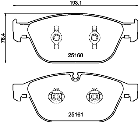 Remblokset Mintex MDB3191