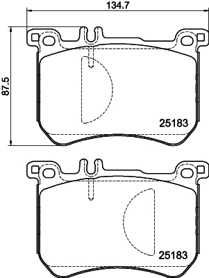 Remblokset Mintex MDB3288