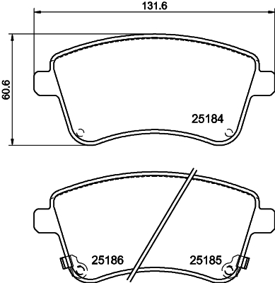 Remblokset Mintex MDB3097