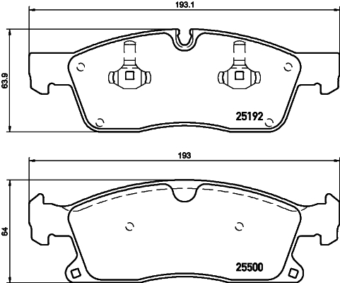 Remblokset Mintex MDB3273