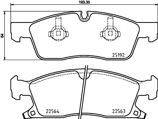 Remblokset Mintex MDB3974