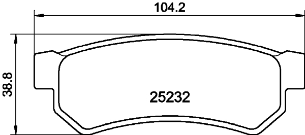 Remblokset Mintex MDB3194