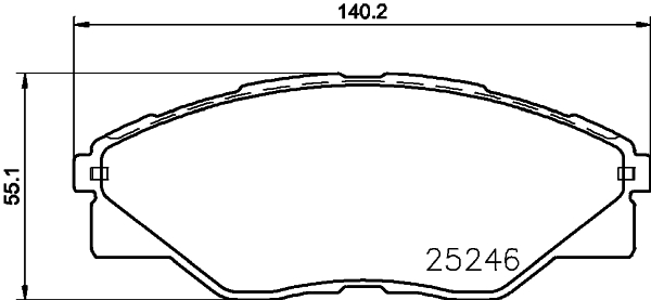 Remblokset Mintex MDB3272