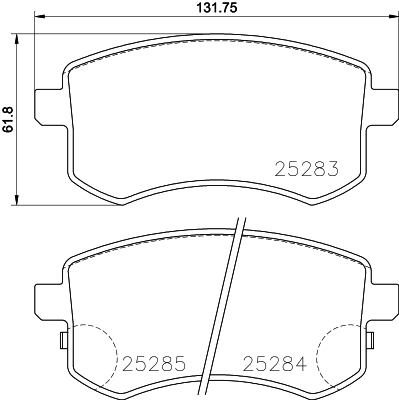 Remblokset Mintex MDB3373