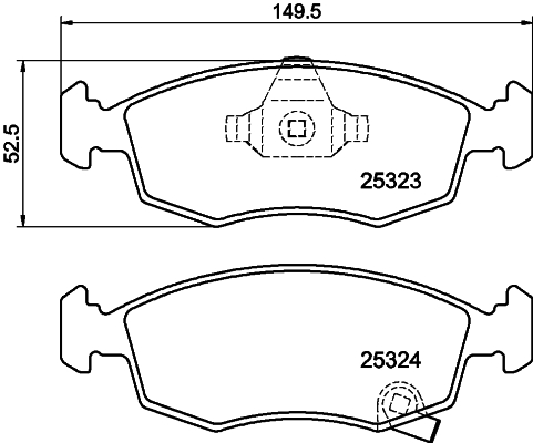 Remblokset Mintex MDB3233