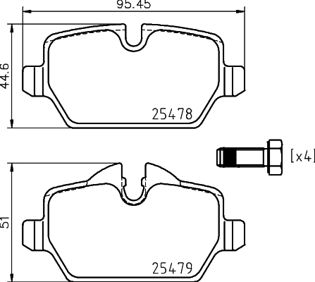 Remblokset Mintex MDB3131