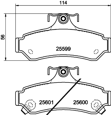 Remblokset Mintex MDB3302