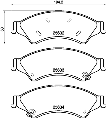 Remblokset Mintex MDB3265