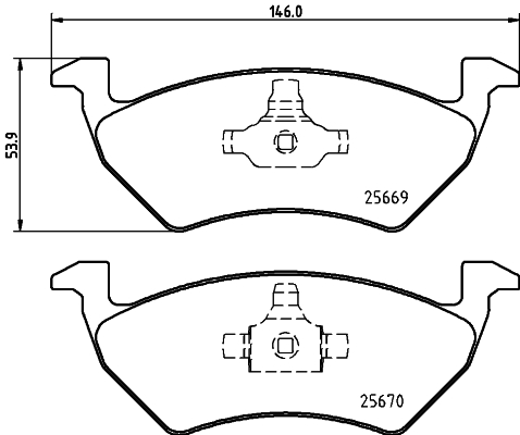 Remblokset Mintex MDB3434