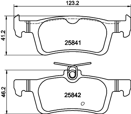 Remblokset Mintex MDB3442