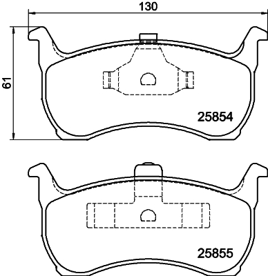 Remblokset Mintex MDB3326