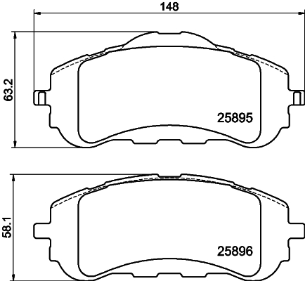 Remblokset Mintex MDB3412